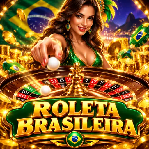 Mesa de roleta brasileira com crupiê falando português